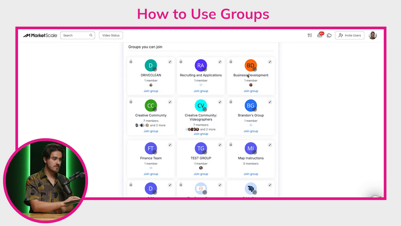 How to Organize Your Team with Groups